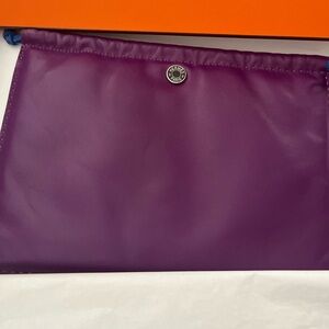 Hermes Deep Purple Leather Snap Clutch
